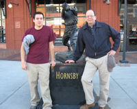 Robert Stewart and his son, Ben